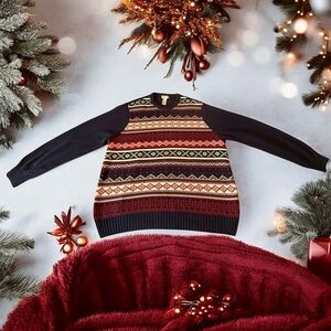 DOCKERS FAIR ISLE CREWNECK SWEATER (XL)